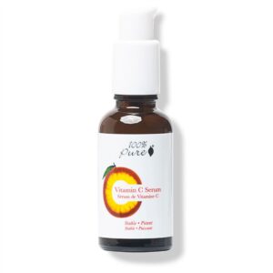 Lightweight, stabilized vitamin C serum made in a base of hydrating and soothing aloe gel. Vegan and natural Vitamin C serum.