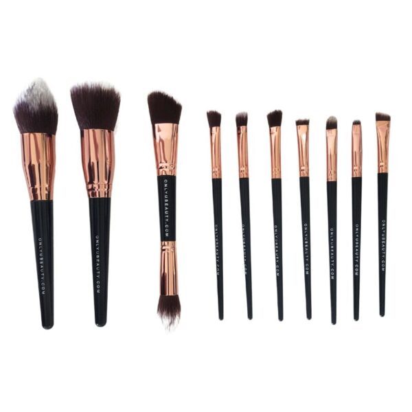 10Pcs-Professional-Super-Soft-Cosmetic-Brushes-Blush-Blending-And-Eyeshadow-Makeup-Tools