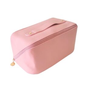 Large capacity cosmetics bag (Pink)